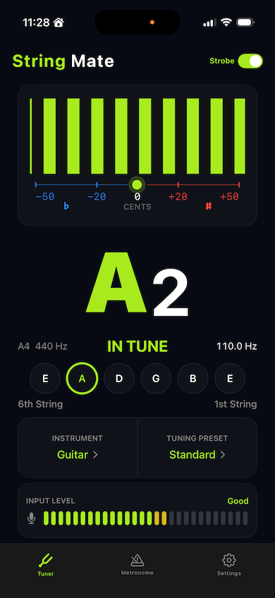 Strobe tuner